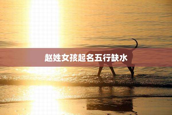 赵姓女孩起名五行缺水