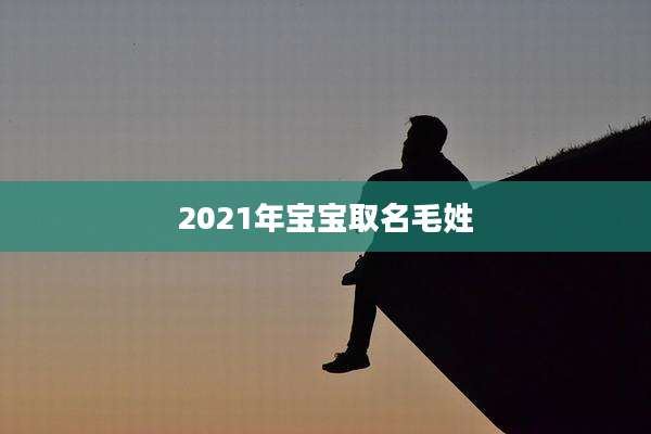 2021年宝宝取名毛姓