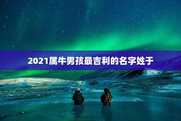 2021属牛男孩最吉利的名字姓于