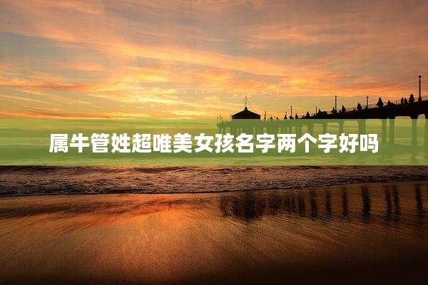 属牛管姓超唯美女孩名字两个字好吗