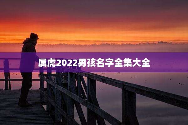 属虎2022男孩名字全集大全