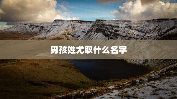 男孩姓尤取什么名字