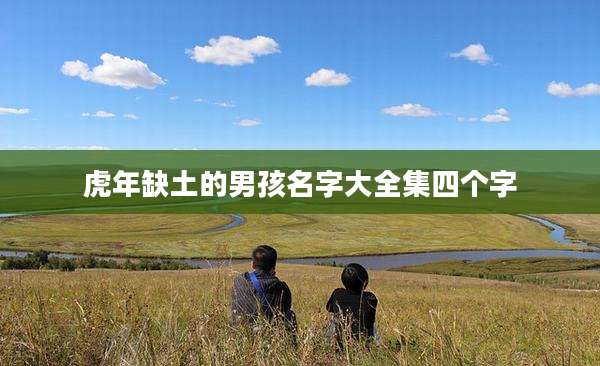 虎年缺土的男孩名字大全集四个字