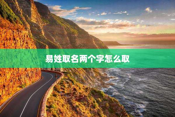 易姓取名两个字怎么取
