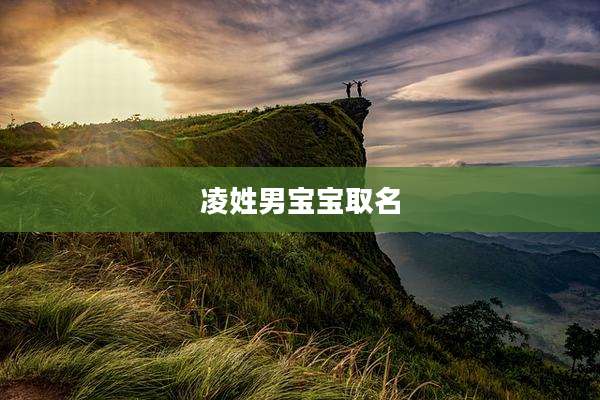 凌姓男宝宝取名