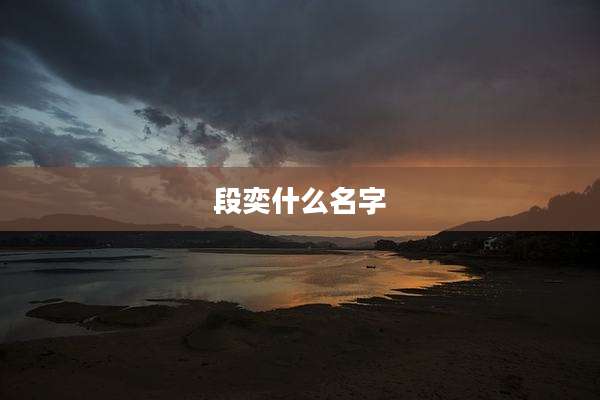 段奕什么名字