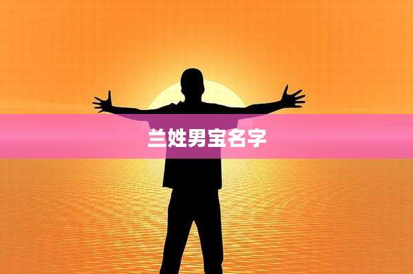 兰姓男宝名字