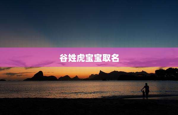 谷姓虎宝宝取名