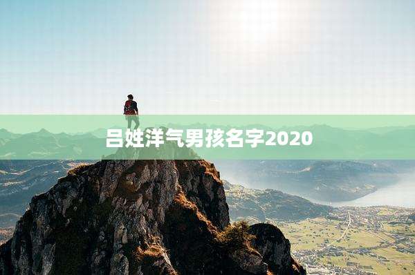 吕姓洋气男孩名字2020
