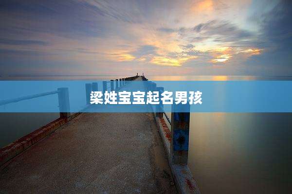 梁姓宝宝起名男孩